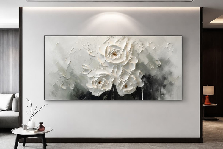 تابلو گل سه بعدی